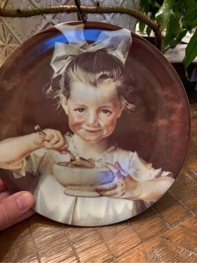 Royal Wood china, J. C. Leyendecker’s “The Cornflake Girl” collector plate, 1977